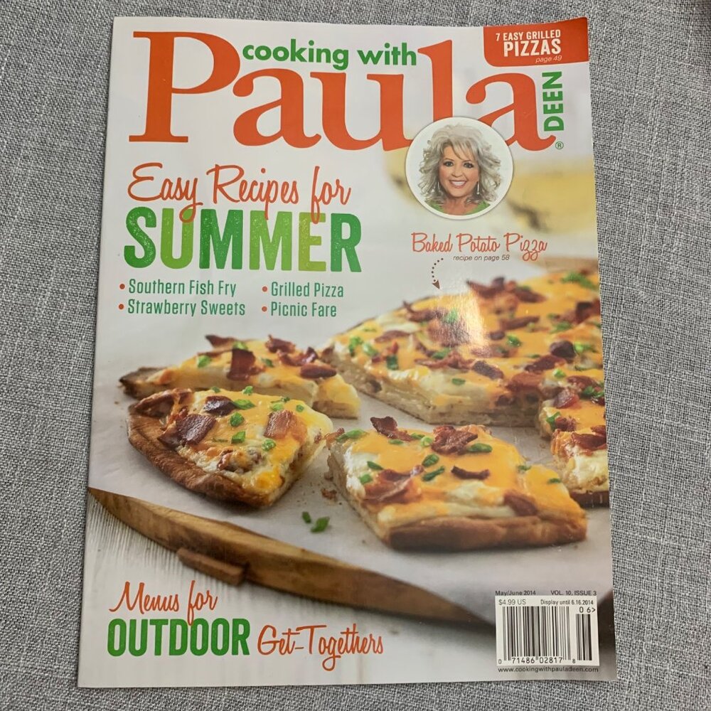 Cooking With Paula Deen Magazine Issue June 2015 Summer Recipes & Outdoor Menus